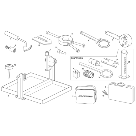 OUTILLAGES SHERCO 500 SEF...